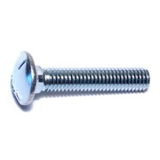 MIDWEST FASTENER 3/8"-16 x 2" Zinc Plated Grade 5 Steel Coarse Thread Carriage Bolts 8PK 31865
